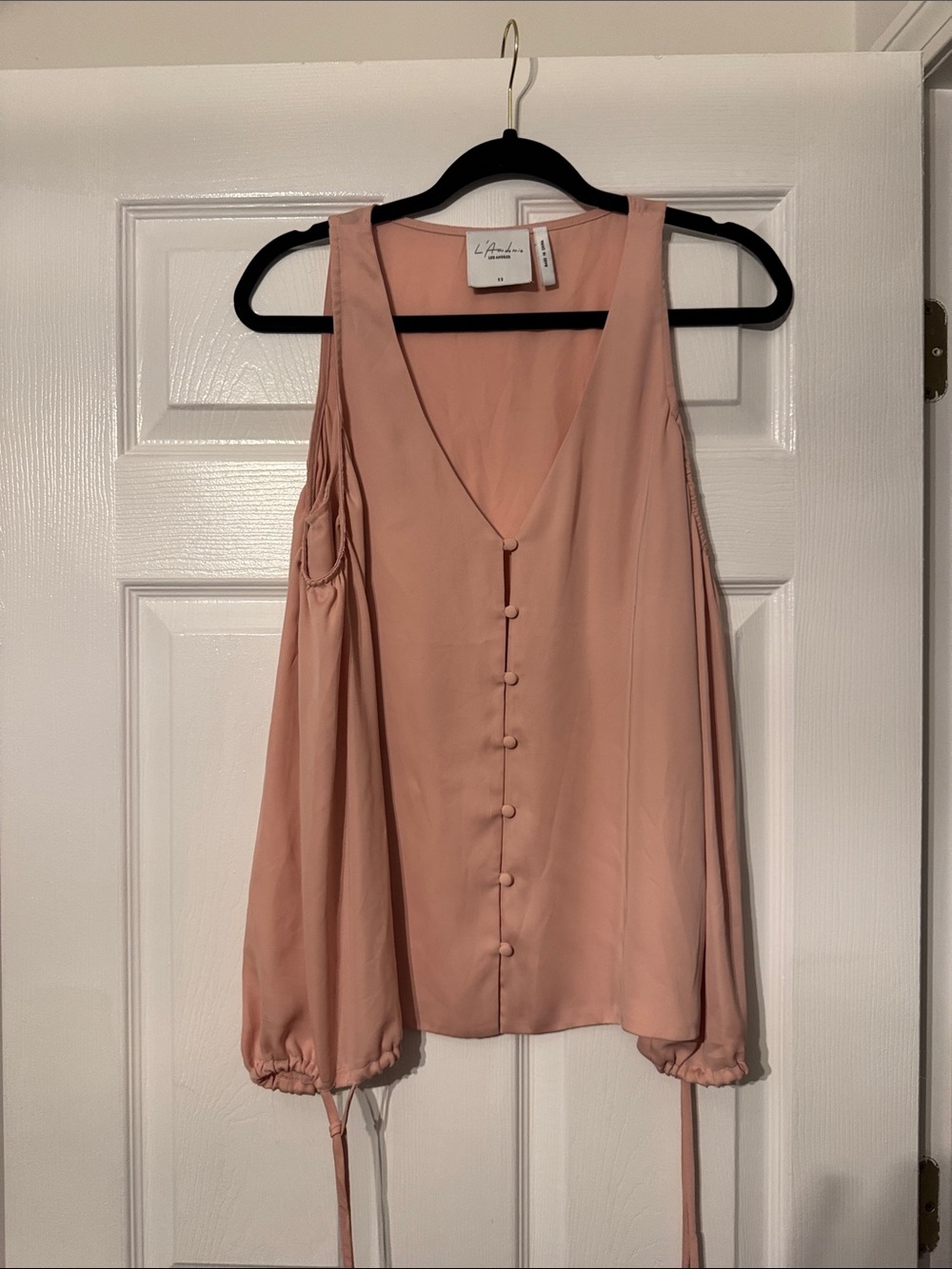 Blush Pink Off The Shoulder Top